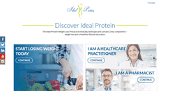 Desktop Screenshot of idealprotein.com