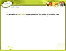 Tablet Screenshot of cl.idealprotein.com